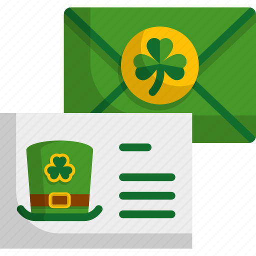 Greeting, card, st patrick, patricks, irish, ireland icon - Download on Iconfinder