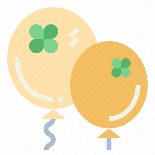 Balloons, celebration, clover, decoration icon - Download on Iconfinder