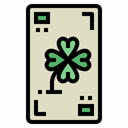 Card, clover, game, party icon - Download on Iconfinder
