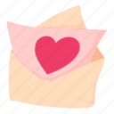 cartoon, envelope, greeting, heart, love, message, object