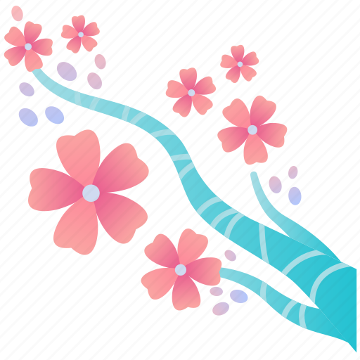 Cherry blossom, flower, japanese, pink, sakura, spring icon - Download on Iconfinder