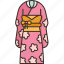kimono, japanese, costume, female, traditional 
