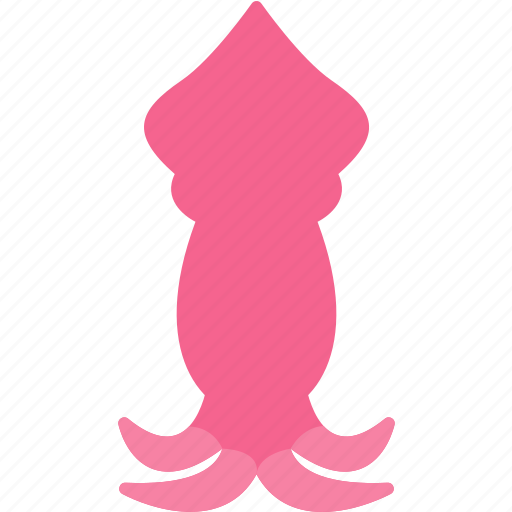 Squid, animal, doodle, monster, icon, sakura, festival icon - Download on Iconfinder