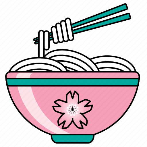 Cherry blossom, festival, food, japanese, noodles, sakura icon - Download on Iconfinder
