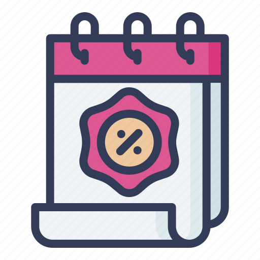 Calendar, sale, coupon, tag, offer, price icon - Download on Iconfinder