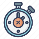 stopwatch, sale, coupon, tag, offer, price