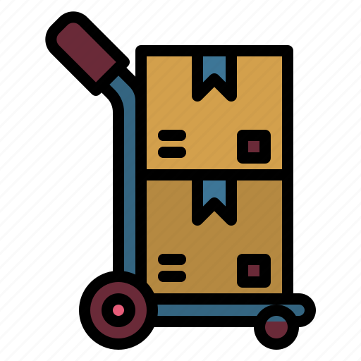 Sales, deliverycart, sale, trolley, box, shipping icon - Download on Iconfinder