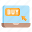 sale, buy, online, shop, discount, button, store, laptop, offer 