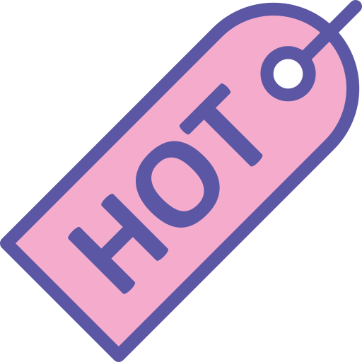 Hot, item, discount, shopping, tag, sale, market icon - Free download