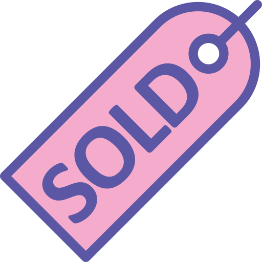 Sold, tag, item, market, shoping, store, sign icon - Free download