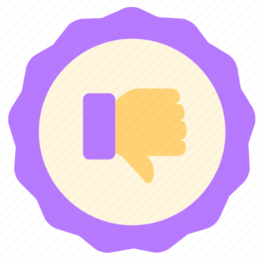 Down, feedback, online store, review, sales, thumbs icon - Download on Iconfinder