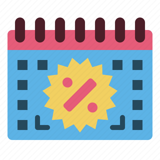Sales, calendar, sale, discount, date, shopping icon - Download on Iconfinder