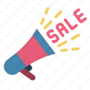 sales, megaphone, marketing, promotion, sale, discount