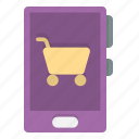 mobile, shop, app, purchase, smartphone, shopping, bag