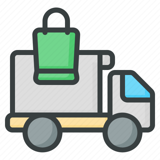 Delivery, truck, transport, mover, lorry icon - Download on Iconfinder