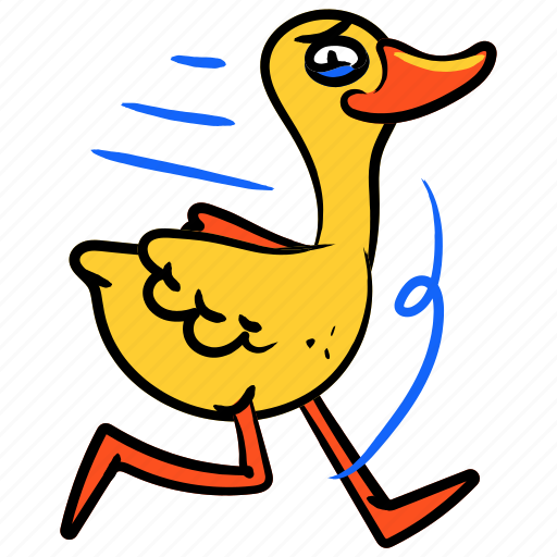 Animals, gestures, animal, wildlife, duck, ducky, bird sticker - Download on Iconfinder