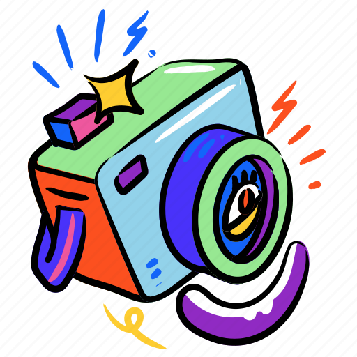 Multimedia, camera, photography, device, image, picture, sticker sticker - Download on Iconfinder