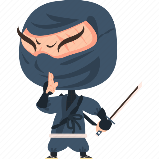 Warrior, soldier, katana, character, japanese, samurai, guard icon - Download on Iconfinder