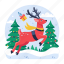 christmas reindeer, animal, creature, xmas, holiday 