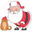 animal, cat, christmas, pet, santa, xmas, holiday 