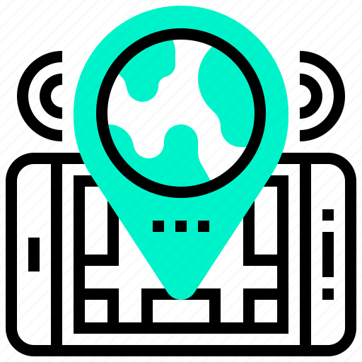 Application, gps, location, mobile, position icon - Download on Iconfinder