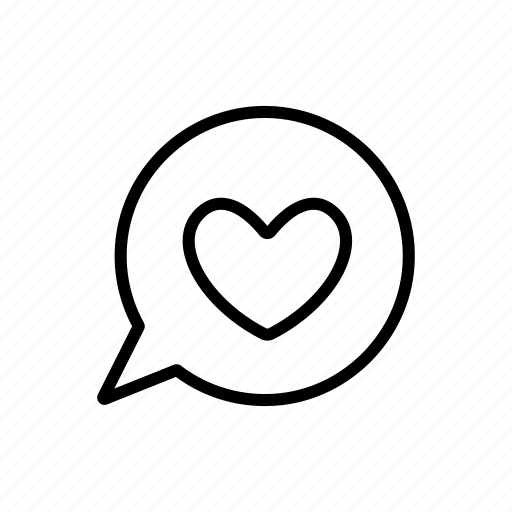 Contour, heart, love, message, satisfaction, web icon - Download on Iconfinder