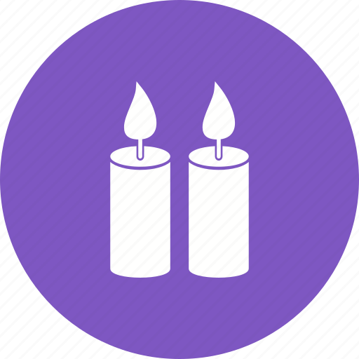 Birthday, candle, candles, decoration, flame, light, wax icon - Download on Iconfinder