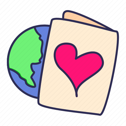 Message, world, green, nature, eco icon - Download on Iconfinder
