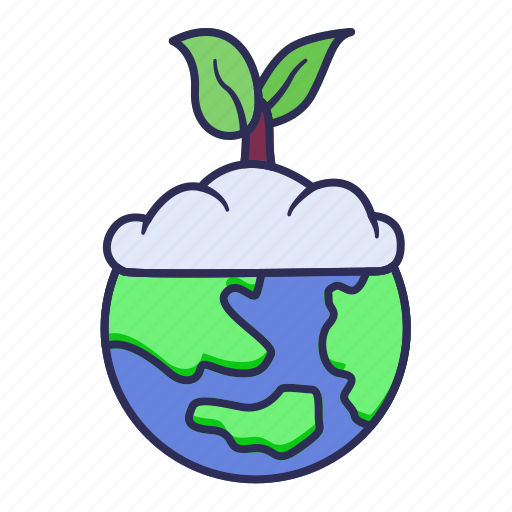 World, planet, green, nature, leaf icon - Download on Iconfinder