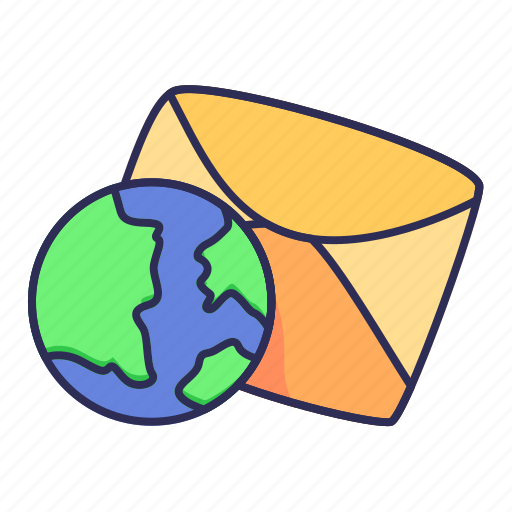 Letter, email, message, world, planet, earth icon - Download on Iconfinder