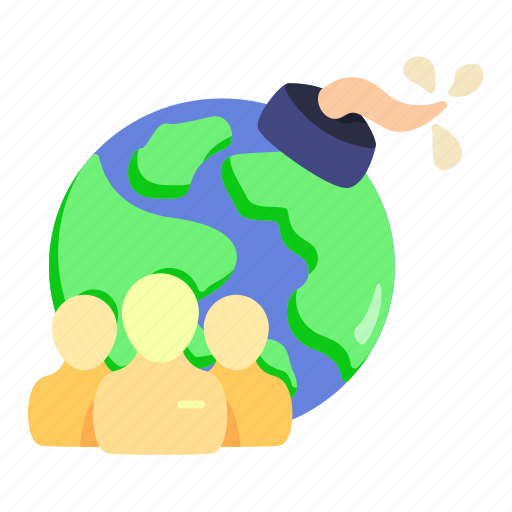 Save, earth, planet, population, people, global, bomb icon - Download on Iconfinder