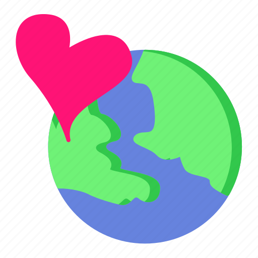 World, earth, love, romance, life icon - Download on Iconfinder