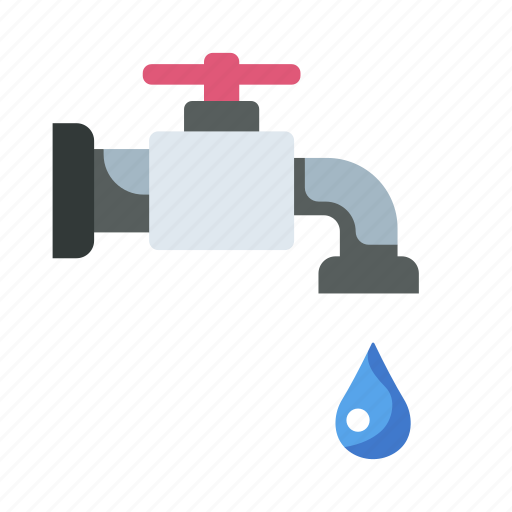 Water, tap, faucet, liquid, drop, flow icon - Download on Iconfinder