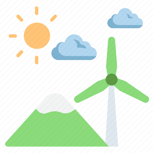 Electricity, power, turbine, energy, wind, ecology icon - Download on Iconfinder