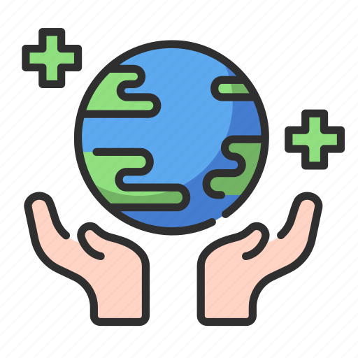 World, save, nature, ecology, earth, green, the icon - Download on Iconfinder
