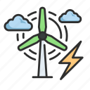 wind, nature, windmill, farm, energy, power, turbine
