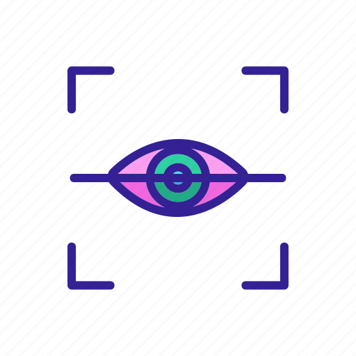 Eye, eyeball, iris, recognition, retina, scan icon - Download on Iconfinder