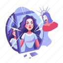 magical, mirror, reflection, mystical, witchcraft, haunted