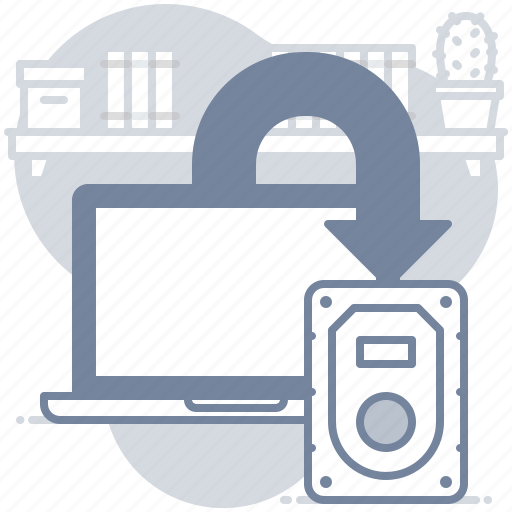 Backup, hard, drive, laptop icon - Download on Iconfinder