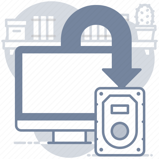 Backup, hard, drive, computer icon - Download on Iconfinder