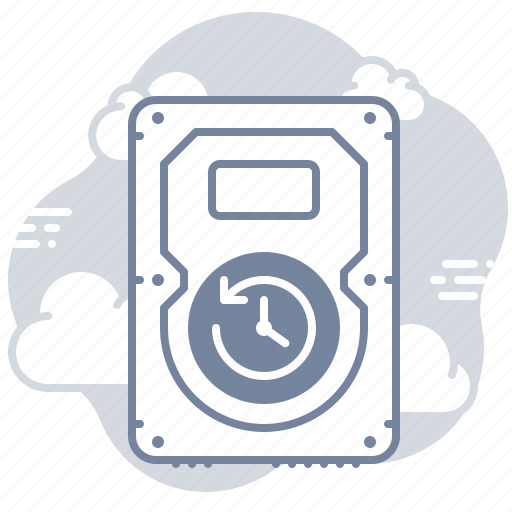 Hard, drive, backup, cloud icon - Download on Iconfinder