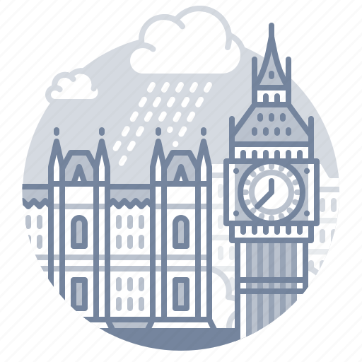 London, england, elizabeth, tower, landmark icon - Download on Iconfinder
