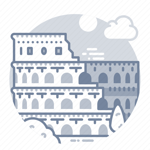 Rome, italy, colosseum, ancient, landmark icon - Download on Iconfinder