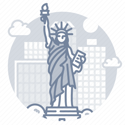 Usa, statue, liberty, landmarks, landmark icon - Download on Iconfinder