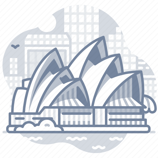 Sydney, australia, opera, house, landmark icon - Download on Iconfinder
