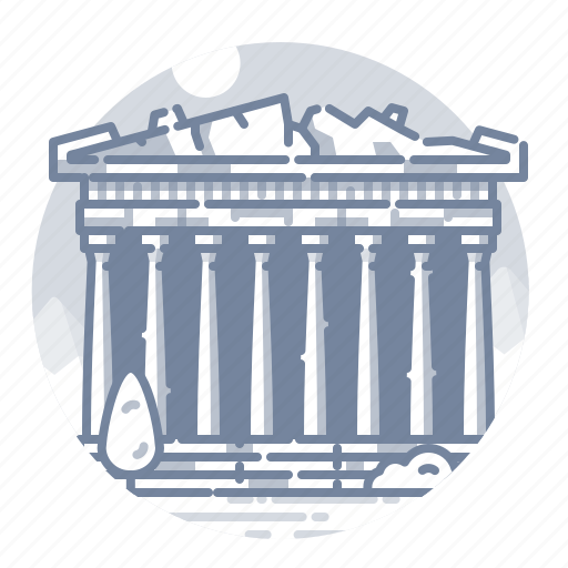 Athens, greece, acropolis, ancient, landmark icon - Download on Iconfinder