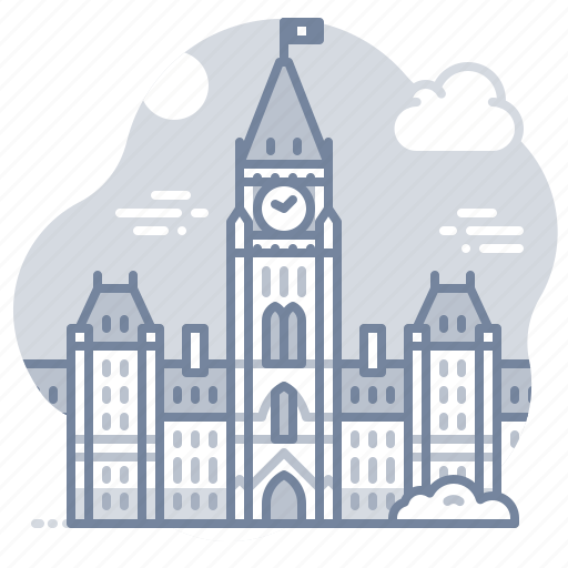 Ottawa, canada, parliament, building, landmark icon - Download on Iconfinder
