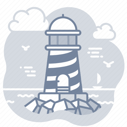 Lighthouse, building, sea, ocean icon - Download on Iconfinder