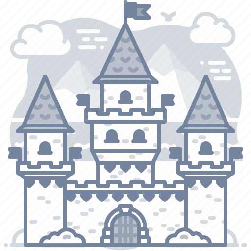 Castle, fairy, tale, medieval icon - Download on Iconfinder