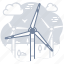 wind, windmill, turbine, energy 